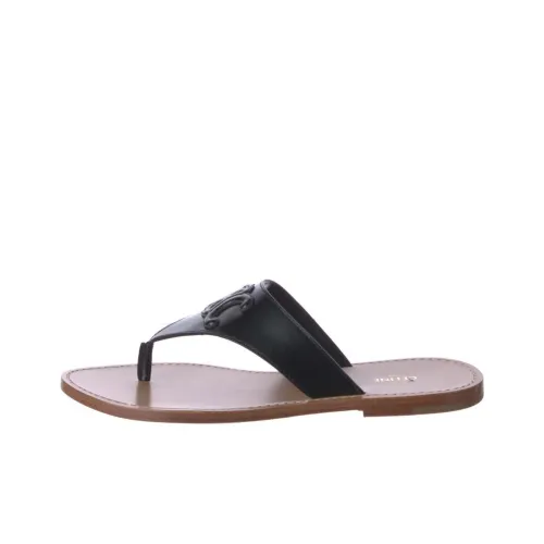 CELINE Шлепанцы Женские Черные