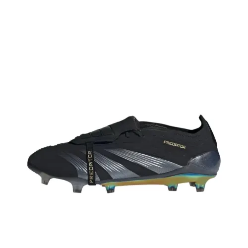 Adidas PREDATOR ELITE Slip-resistant Abrasion-resistant Football Cleats Unisex Black Adidas PREDATOR ELITE Противоскользящие Устойчивые к истиранию Футбольные бутсы Унисекс Черные