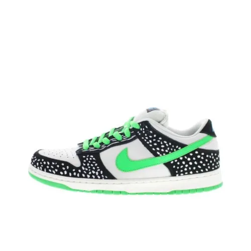 Nike Dunk SB Loon Покрытие Низкие Кроссовки для Скейтбординга Мужские Черные Серые Зеленые