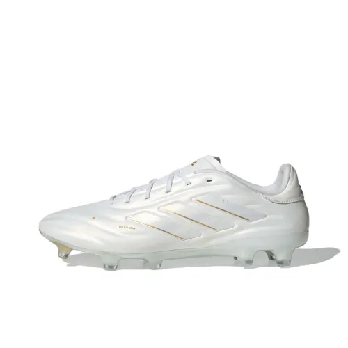 Adidas COPA PURE 2 FG Твердый грунт противоскользящие и устойчивые к истиранию поддержка футбольные бутсы унисекс белый