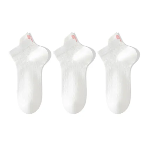 Moremoli Низкие носки женские 3 упаковки белые