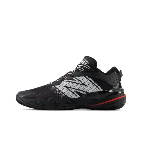 New Balance Hesi Low V2 Устойчивые к истиранию низкие баскетбольные кроссовки унисекс черно-белые