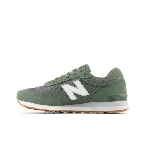 New Balance NB 515 Амортизация Износостойкий Низкий Топ Беговые кроссовки Мужские Зеленые