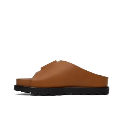 JIL SANDER Слипоны Мужские Коричневые