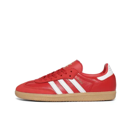 Adidas Originals SAMBA OG Low Топ Скейтборд Кроссовки Женские Красные