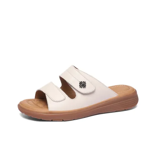 Golden Silk Rabbit ПУ (полиуретан) Полиуретановая кожа Пэчворк Противоскользящий Быстросохнущий Слипоны Женские