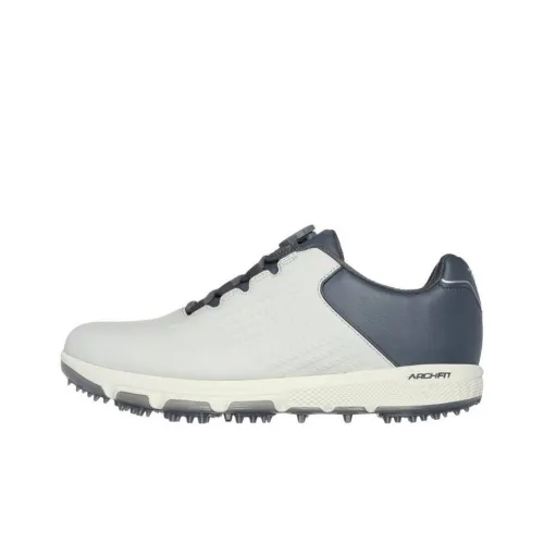 Skechers Go Golf Collection Низкие Топы Мужская Обувь для Гольфа Белый Серый