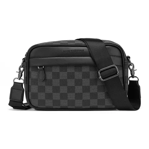 FAIRWHALE Сумка через плечо из синтетической кожи стандартная мужская черная синяя