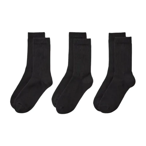 UNIQLO Носки Crew Женские упаковка из 3 пар черные