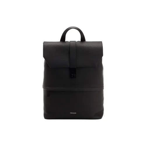 FERRAGAMO Телячья кожа Рюкзак Мужской Черный