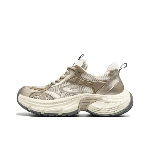 TRUEN Противоскользящий Дышащий Легкий Увеличивающий Высоту Низкий Топ Кроссовки с Толстой Подошвой Унисекс