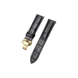 Черный ремешок, черная нить, золотистый оттенок, застежка [Только ремешок + инструмент для установки и снятия].