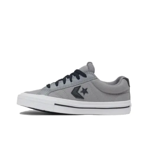 Converse Sport Casual Low Top Скейтборд Кроссовки Унисекс Серый Черный