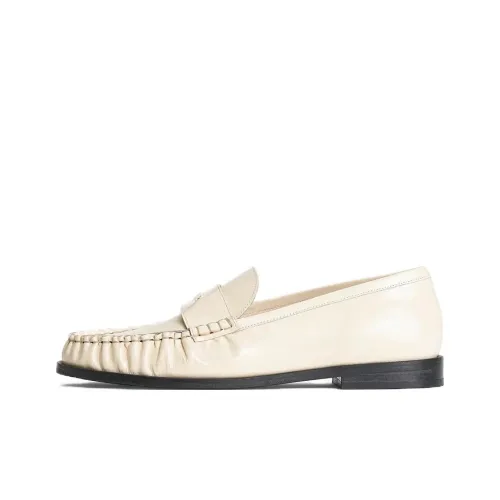 Staud LOULOU Лоферы Женские Бежевые