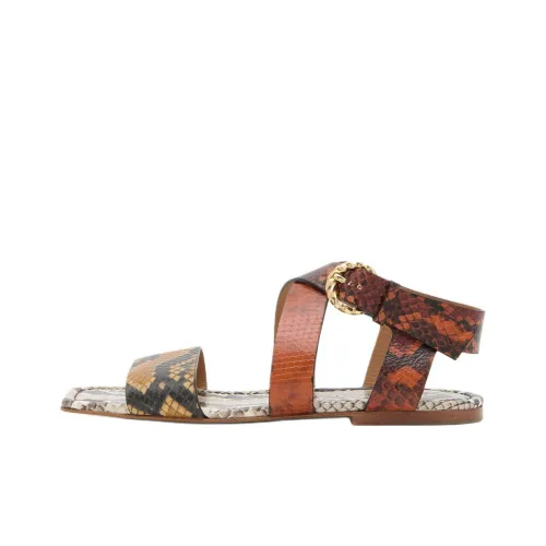 Ulla Johnson Iyla Плоская подошва One Ремень Сандалии Женские Умбра