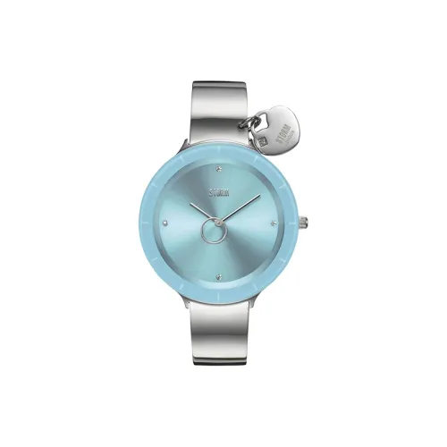 STORM LIANA Collection Кварцевые Женские Часы Наручной Ремешок из Нержавеющей Стали Синий Циферблат