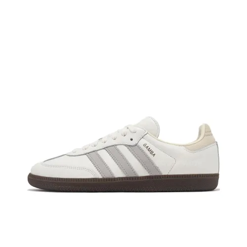 Adidas Originals Samba Скейтборд Кроссовки Низкие Белый Коричневый Унисекс
