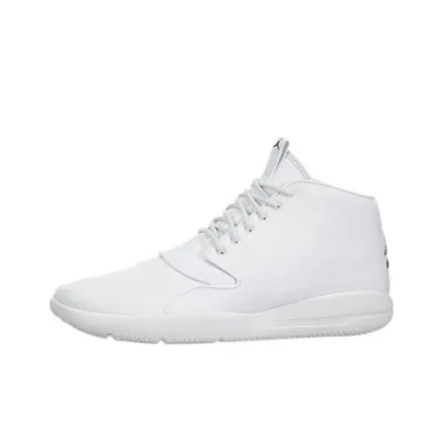 Джордан Eclipse Chukka Shock Absorbers Slip-resistant Abrasion-resistant MID Топ Винтажные баскетбольные кроссовки Мужской Белый