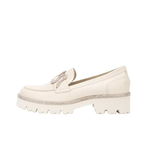 RENE CAOVILLA Morgana Лоферы Женские Айвори Белый