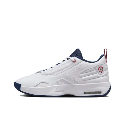 Jordan Max Aura 6 Кэжуал Низкий Топ Белый/Командный Красный/Полночь Морской Синий Мужской