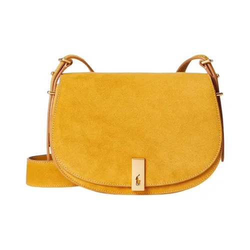 Polo Ralph Lauren Кожа Сумка через плечо Женская Желтая