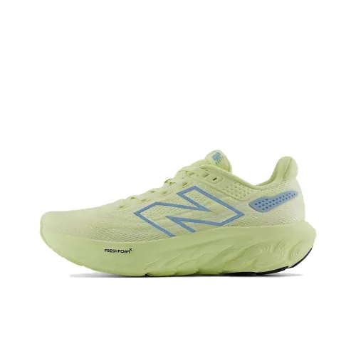 New Balance Fresh Foam X 1080v13 Низкий Топ Повседневные Беговые Кроссовки Унисекс Зеленый Синий