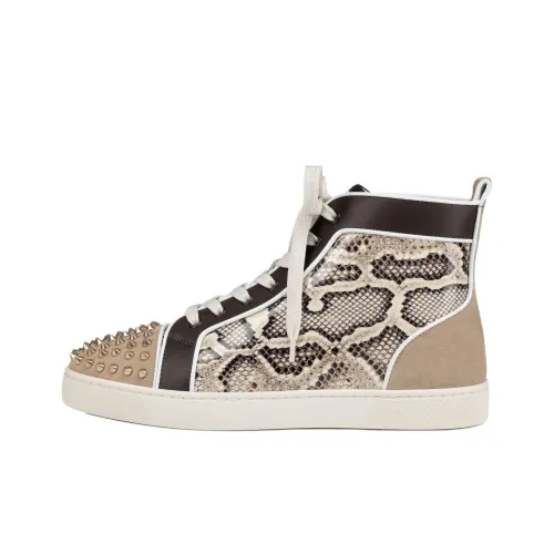 CL Lou Spikes High Топ Скейтборд Кроссовки Мужские Абрикос