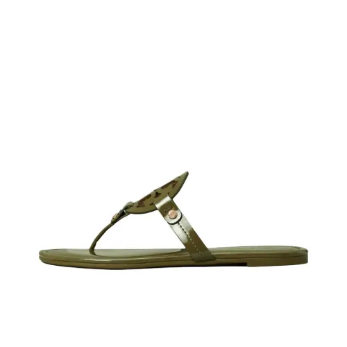 TORY BURCH Miller Шлепанцы Женские Темно-зеленый