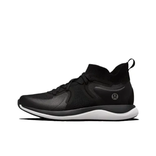 lululemon Chargefeel Series Беговые кроссовки MID Топ Черно-белая панда Женские