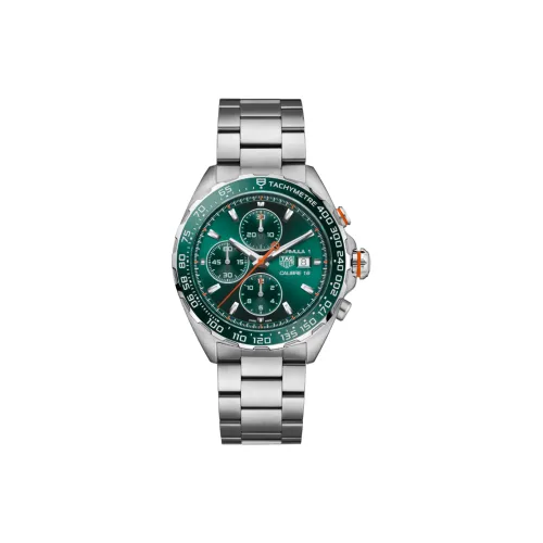 TAG HEUER Автоматический Механический Movement Унисекс Коллекция Aquaracer Часы 44 мм Зеленые