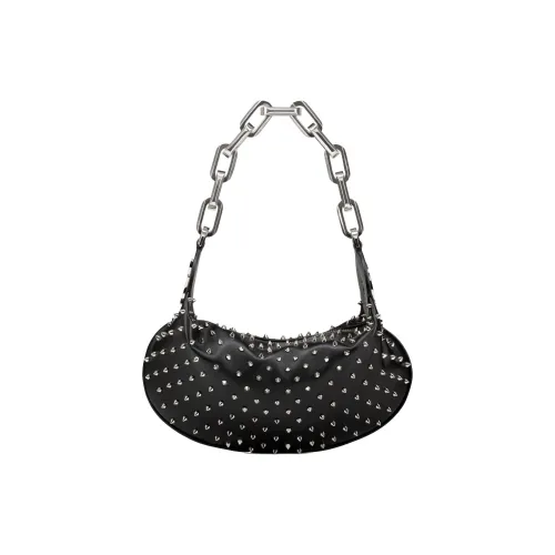 CL LUBOTING Напп-Кожа Сумка через плечо Женская Черная