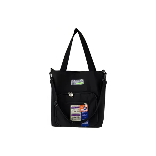 PINK·LAND Нейлон с холщовой сумкой Tote сумка через плечо обычная унисекс черный белый светло-зеленый