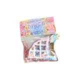 Треугольник Вафельный Торт Фиолетовый Розовый Белый