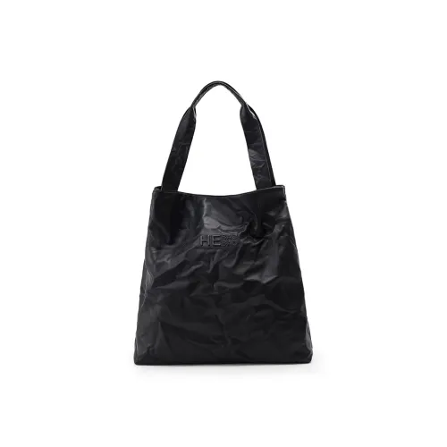 HE BAO BAO Индивидуальный Сумка через плечо из морщинистой коровьей кожи Унисекс Черный Молочно-чайный Коричневый