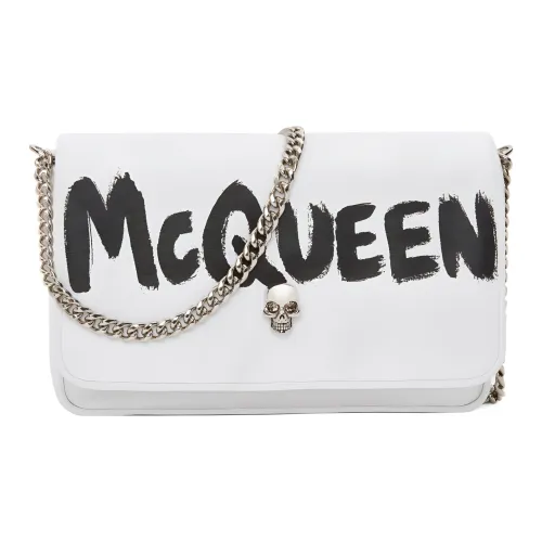 Alexander McQueen Полиэстер Сумка через плечо Сумка через плечо Маленькая Женская Белая