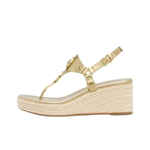 MICHAEL KORS Casey One Ремешок Сандалии 6,3 см Женские Золотые