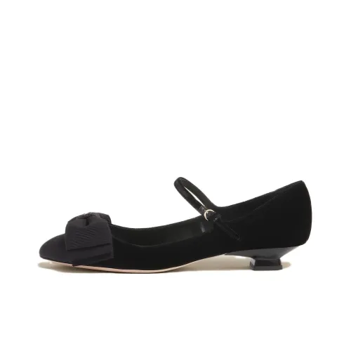 MIU MIU Туфли Мэри Джейн Черные Женские