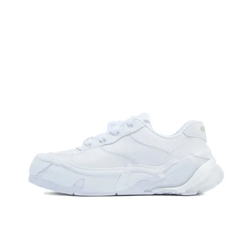 Подкладка Slip-resistant устойчивая к истиранию низкий топ кроссовки для скейтбординга женские белые