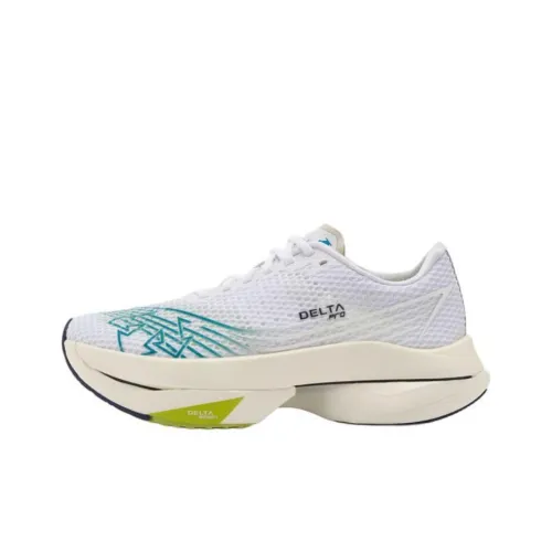 DESCENTE Delta Дышащий и Легкий Низкий Топ Беговые Кроссовки Унисекс Черный Белый