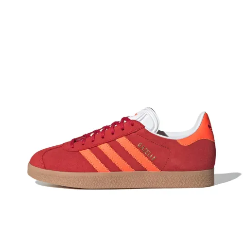 Adidas Originals Gazelle Low Топ Кроссовки для скейтбординга Женские Красный Апельсин