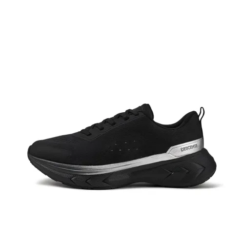 DESCENTE RUNNING Collection Шорты Устойчивые Низкие Кроссовки для Бега Мужские Черные