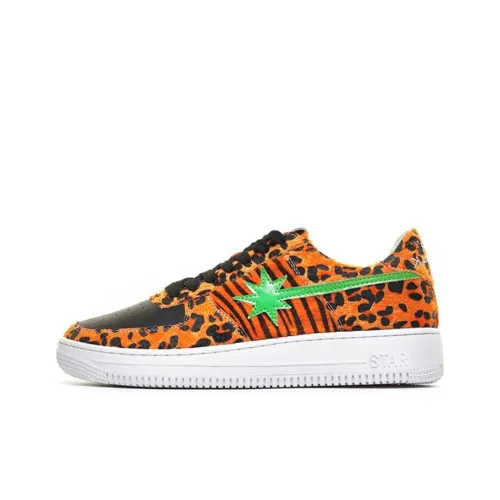 Starwalk Soldier Slip-resistant Abrasion-resistant Low-top Скейтборд Кроссовки Unisex Green Star Leopard Print