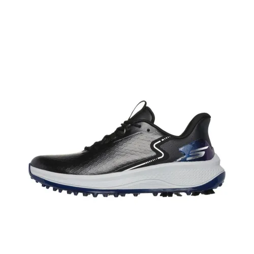 Skechers Slip Ins Низкий Топ Обувь для гольфа Мужская Черная Синяя