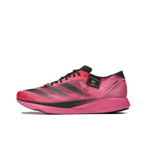 Y 3 Беговые кроссовки Low Top Розовый/Черный Мужской