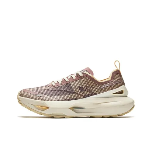 ANTA Champion Series Устойчивый к истиранию Низкий Топ Повседневная Беговая Обувь Мужская Фиолетово-Серый