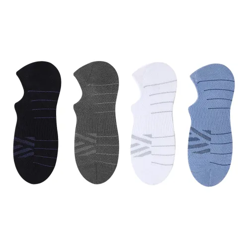 H YXIANG No Show Носки Мужские 4 Пачки