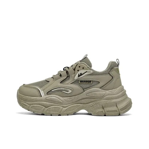 Warrior массивные кроссовки Low Top Армейский зеленый Женские