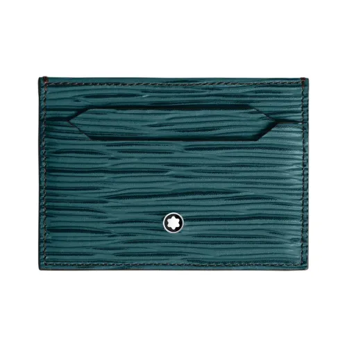 MONTBLANC Коровья кожа Держатель для карт Мужской Cyprus Синий