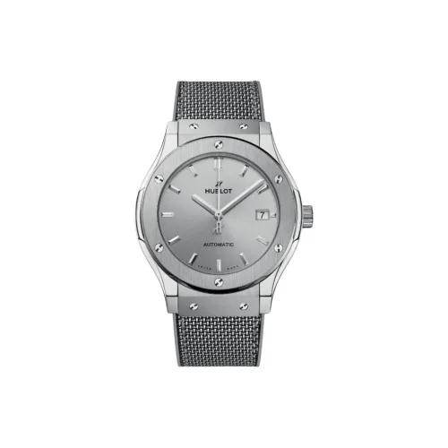 HUBLOT Автоматический Механический Механизм Мужские Классические Фьюжн Часы 45 мм Серый