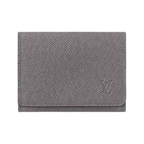 LOUIS VUITTON Кожа Кошелек Женские Серый